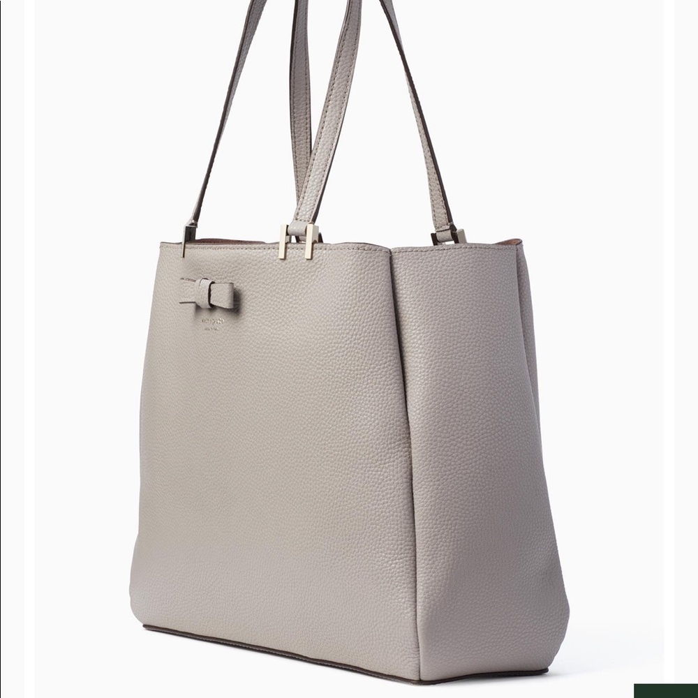 Kate Spade Pershing Street Nell, Taupe Handbag - Picture 2 of 7